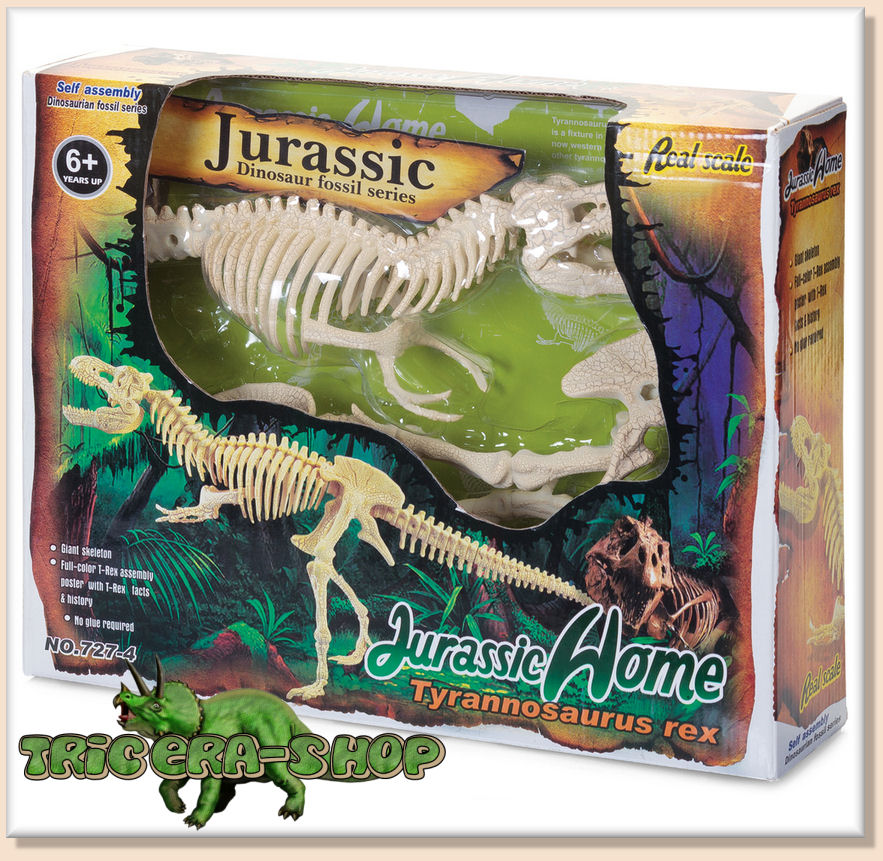 LARGE * TREX * Tyrannosaur DINOSAUR Fossil Set * Model * BNIB * GREAT